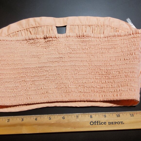 NWOT J. Crew Summer Low cut Peach Top. Cotton 100% . Size S. - Picture 6 of 7